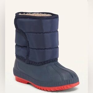 Old Navy Unisex Quilted Sherpa-Lined Winter Snow Duck Boots